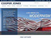 Tablet Screenshot of cooperjones.com